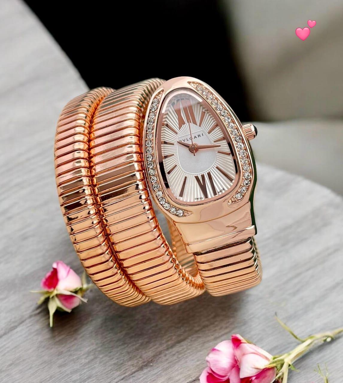 BVLGARI Ladies Snake Design Watch