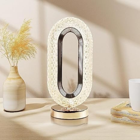 Luxurious Modern LED Table Lamp Featuring a Color-Dimmable Function