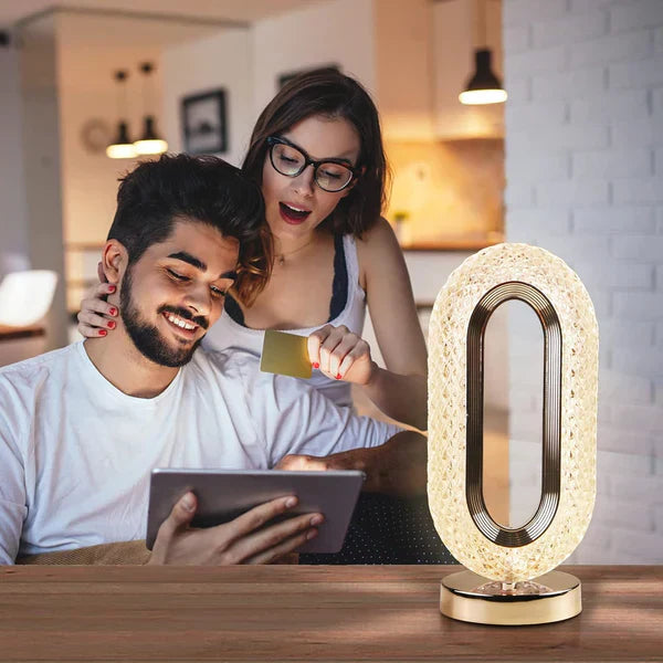 Luxurious Modern LED Table Lamp Featuring a Color-Dimmable Function