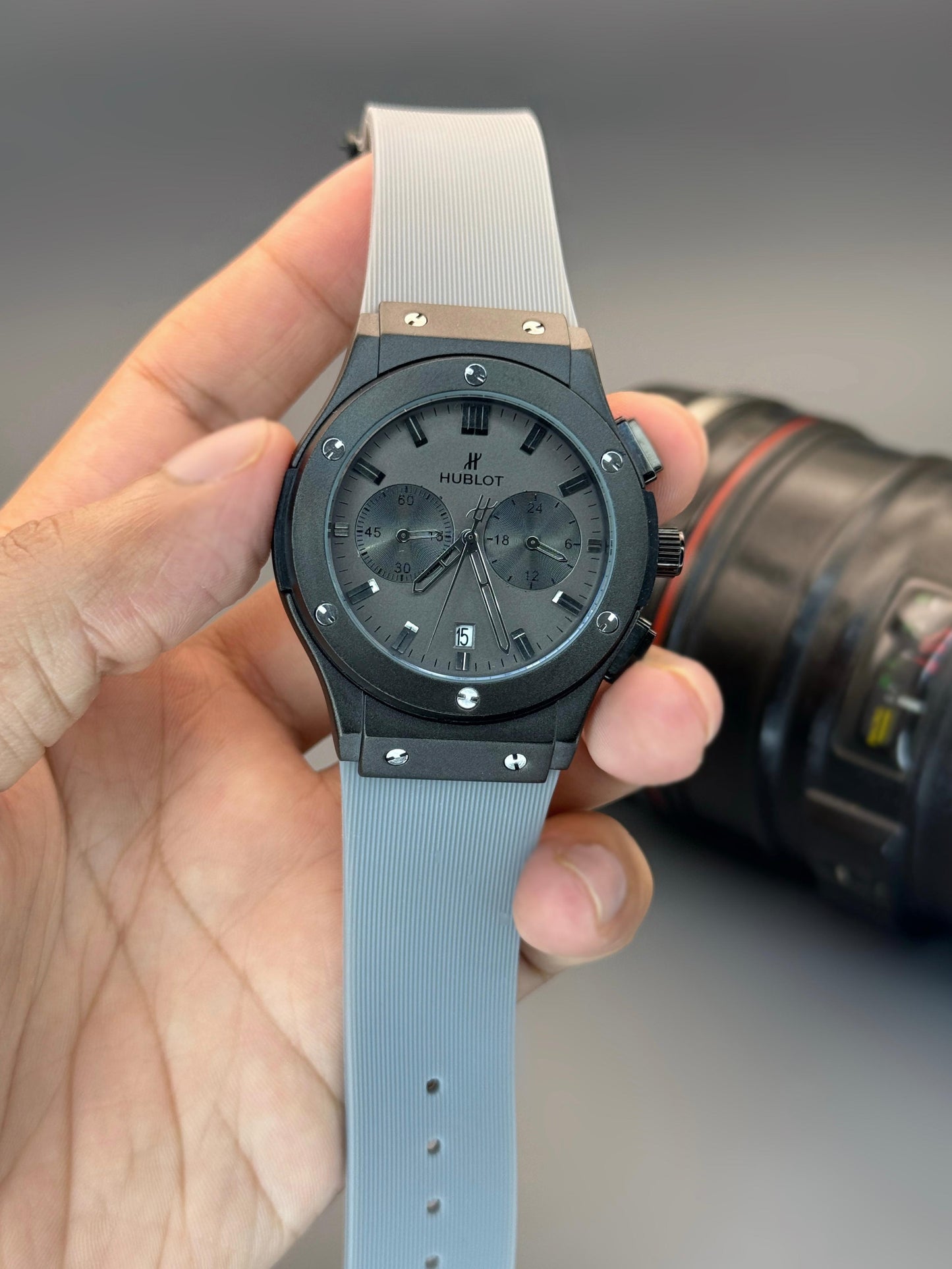 Hublot Big Bang Men's Watch – All Working Chronograph (7A Quality, Luxury Style)