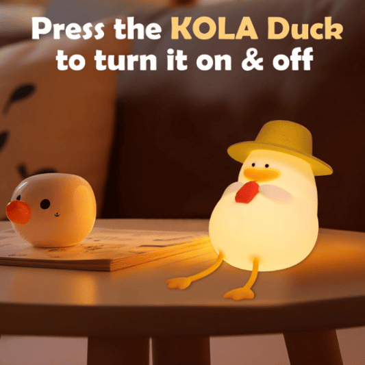 Cute Lazy Duck Night Light for Children, Girls for Valentine’s Day (Multicolor)