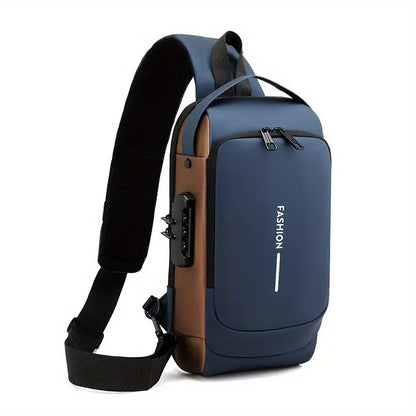Sugarpods Anti Theft Backpack for Men & Women, Sling Bag CrossBody Backpack