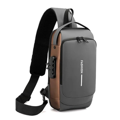 Sugarpods Anti Theft Backpack for Men & Women, Sling Bag CrossBody Backpack