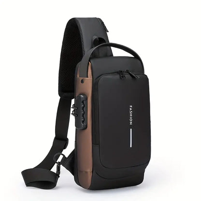 Sugarpods Anti Theft Backpack for Men & Women, Sling Bag CrossBody Backpack