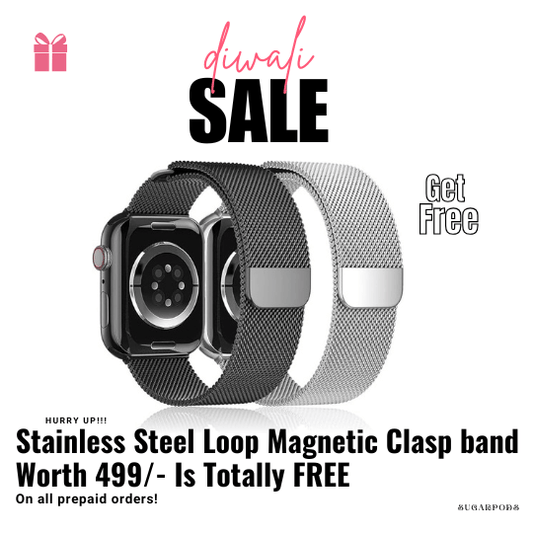 Series 10 Edge - ON/OFF Logo - Extra Strap FREE Inside Box - Master Clone - 100% Hassle-Free Warranty