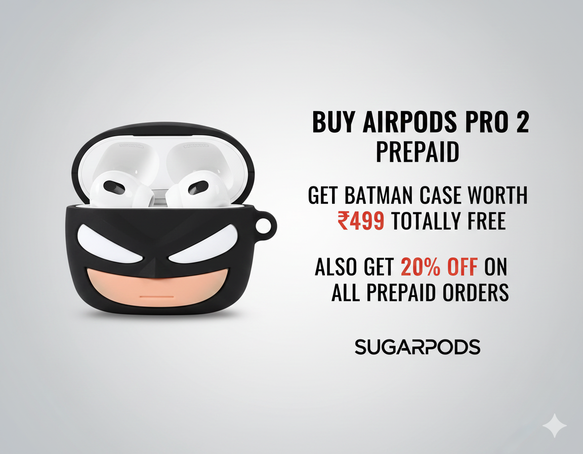 AirPods Pro 2nd Gen (ANC + GPS Edition) - Free Silicone Cover - 100% Hassle-Free Warranty