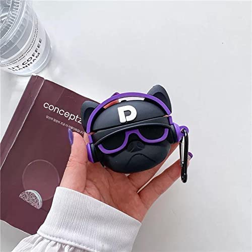 Black Dog Silicone Case for AirPods Pro 2 (2022) – with Keychain