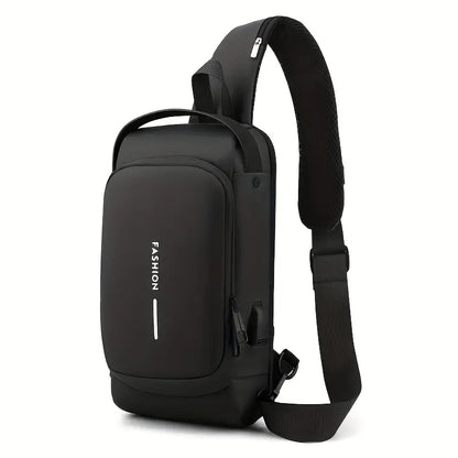Sugarpods Anti Theft Backpack for Men & Women, Sling Bag CrossBody Backpack
