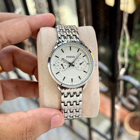 Fossil Women’s Off-White Multifunction Watch