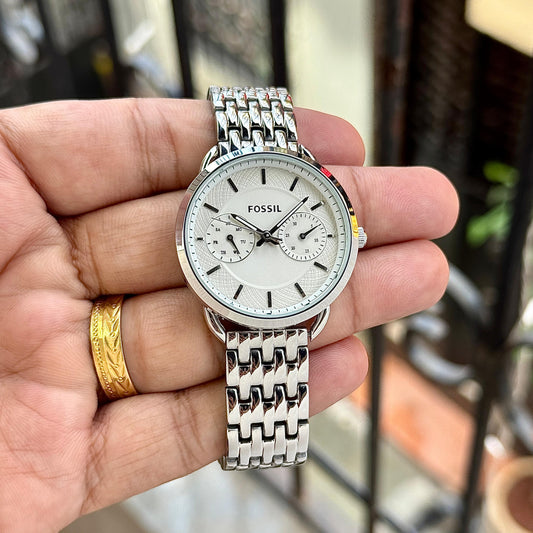 Fossil Women’s Off-White Multifunction Watch