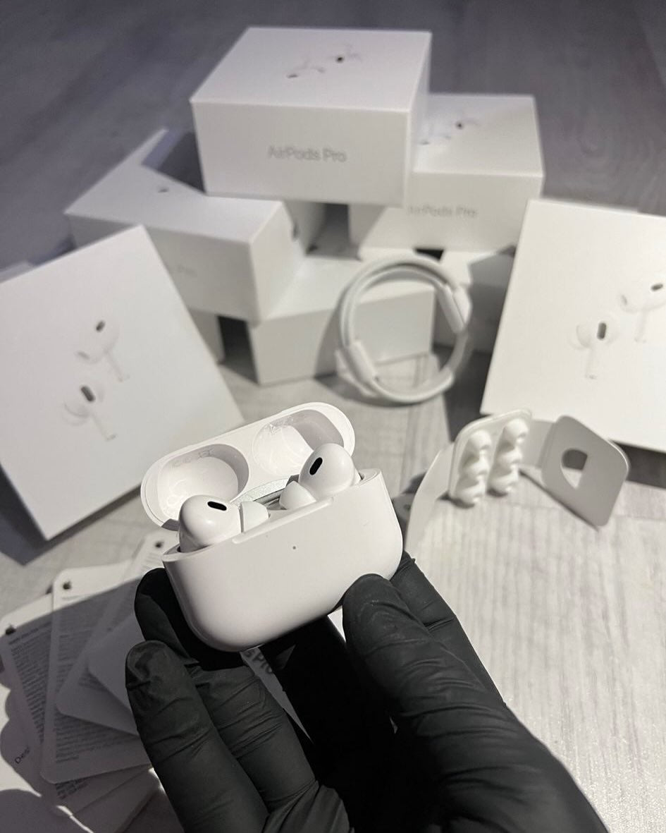 AirPods Pro 2nd Gen (ANC + GPS Edition) - Free Silicone Cover - 100% Hassle-Free Warranty