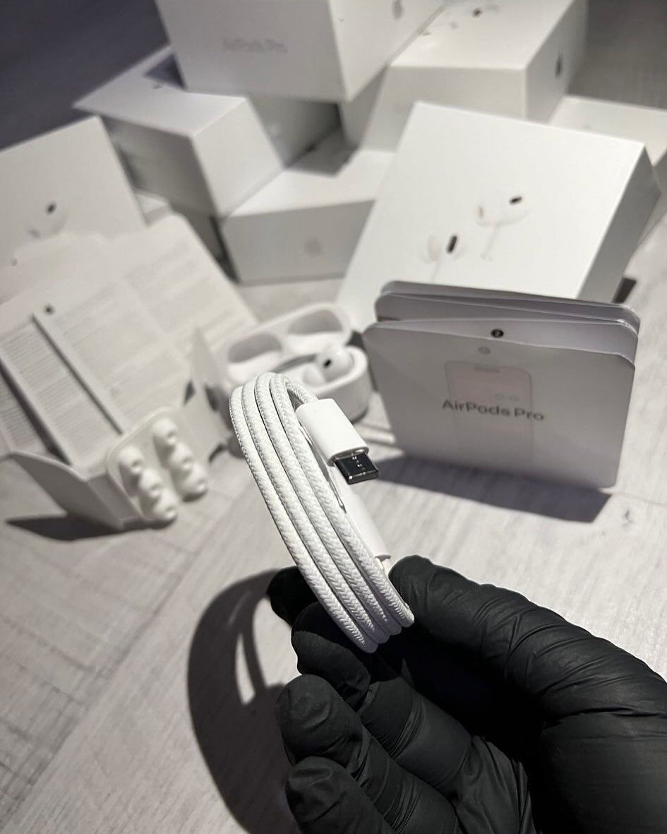 AirPods Pro 2nd Gen (ANC + GPS Edition) - Free Silicone Cover - 100% Hassle-Free Warranty