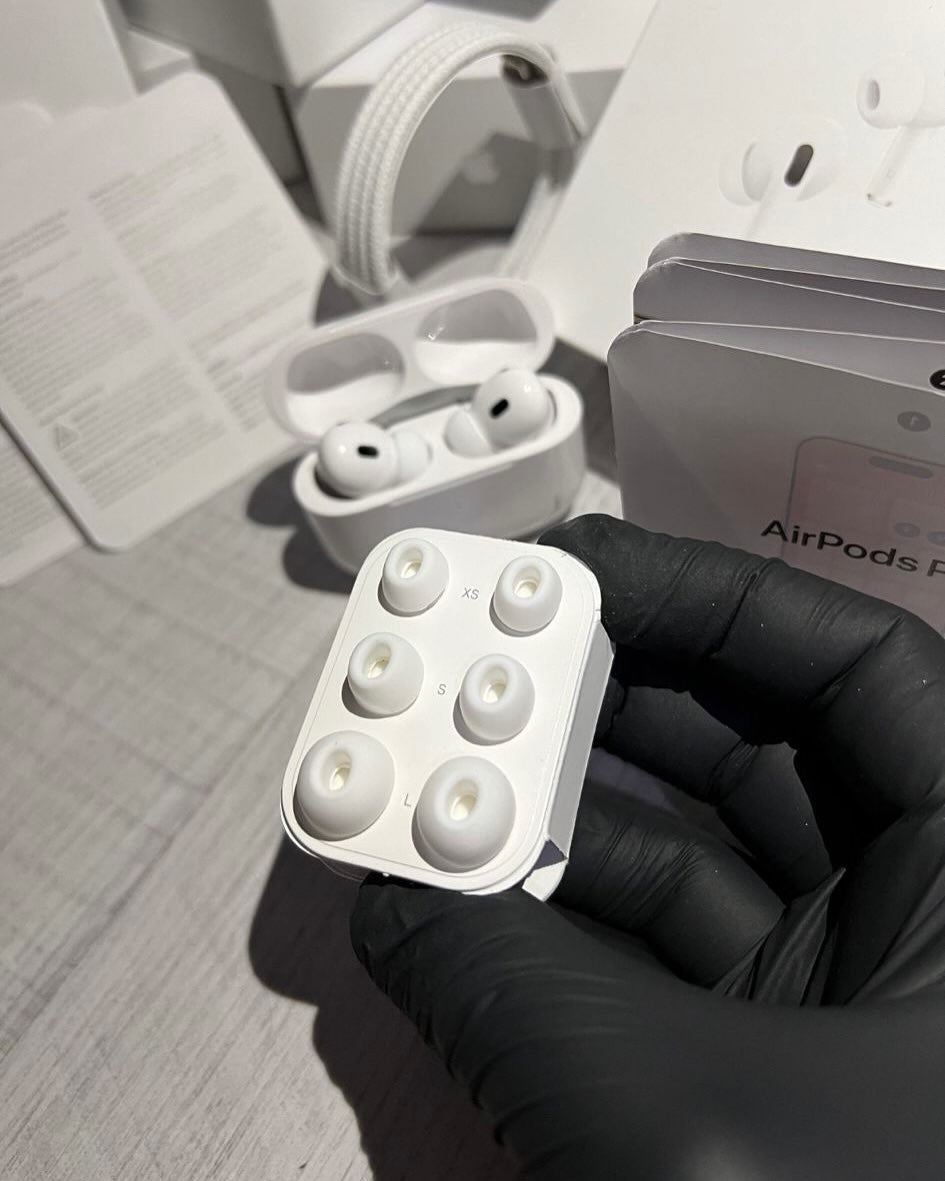 AirPods Pro 2nd Gen (ANC + GPS Edition) - Free Silicone Cover - 100% Hassle-Free Warranty