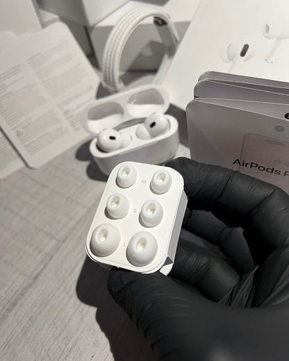 AirPods Pro 2nd Gen (ANC + GPS Edition) - Free Silicone Cover - 100% Hassle-Free Warranty