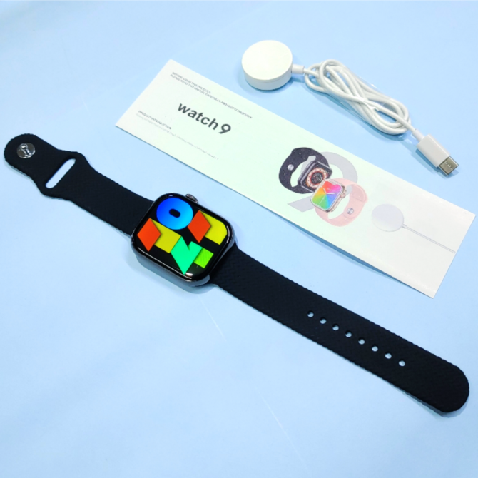 Series 9 45 mm Smart Watch with 2.09 INCH On-Off Apple Logo, Bluetooth Calling, Health & Fitness Tracker Also The Heart Monitoring, & 2 Straps - Image 2